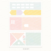 Big City Mural Wall Stickers, Pastel - Made of Sundays