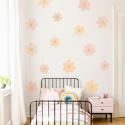 Big Colorful Daisy flowers Wall Stickers - Made of Sundays