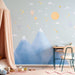 Big Mountains and Hot Air Balloons Wall Stickers - Made of Sundays