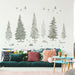 Big Nordic Forest Trees Wall Stickers - Made of Sundays