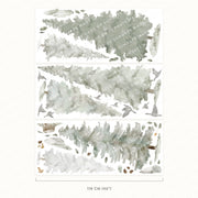 Big Nordic Forest Trees Wall Stickers - Made of Sundays