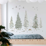 Big Nordic Forest Trees Wall Stickers - Made of Sundays