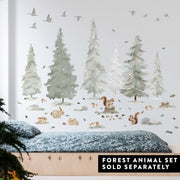 Big Nordic Forest Trees Wall Stickers - Made of Sundays