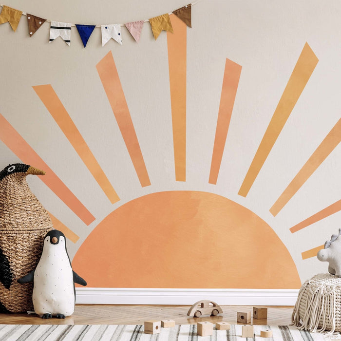 Big Rising Sun Wall Sticker for awesome kids' rooms — Made of Sundays