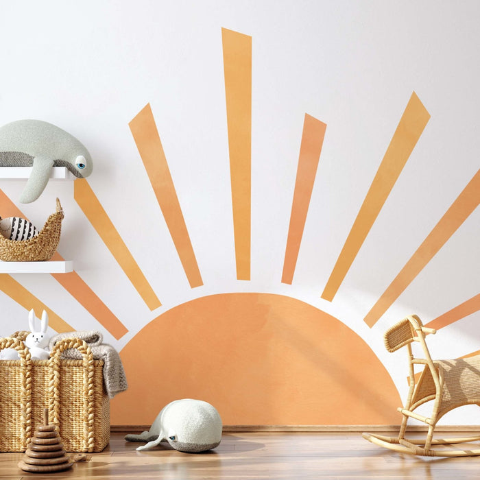 Big Rising Sun Wall Sticker for awesome kids' rooms — Made of Sundays