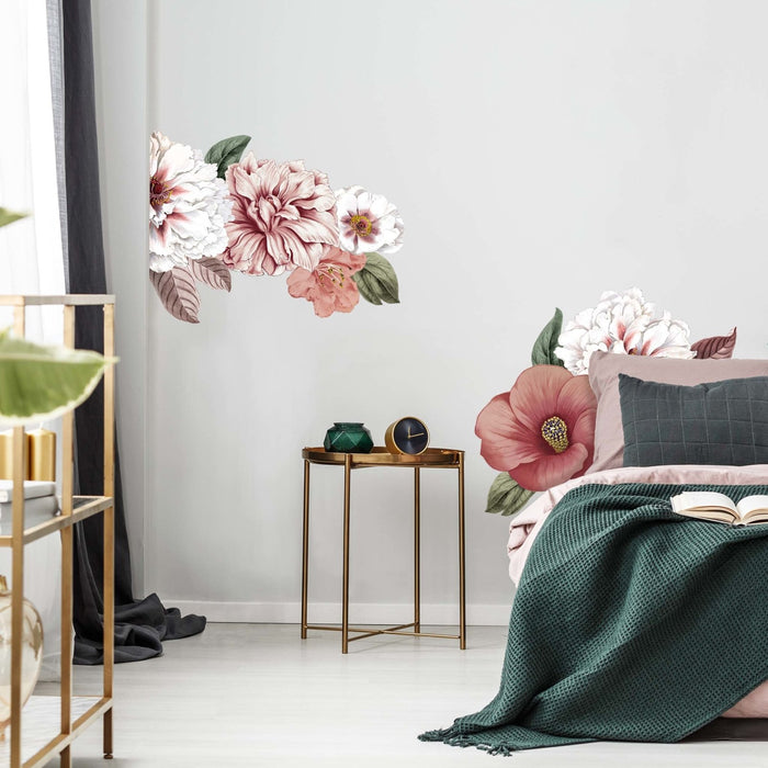 Big Vintage Florals Wall Stickers for bespoke interiors — Made of Sundays