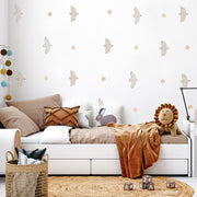 Birds and Polka Dots Wall Stickers - Wallpaper Stickers by Made of Sundays