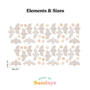 Birds and Polka Dots Wall Stickers - Wallpaper Stickers by Made of Sundays