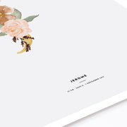 Birth Poster, Floral Letter - Made of Sundays