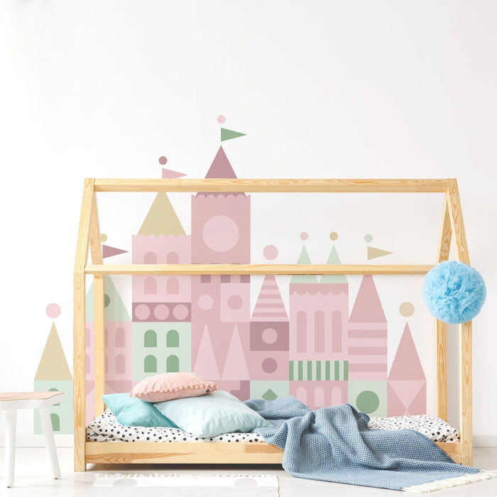 Block Castle Wall Stickers - Made of Sundays
