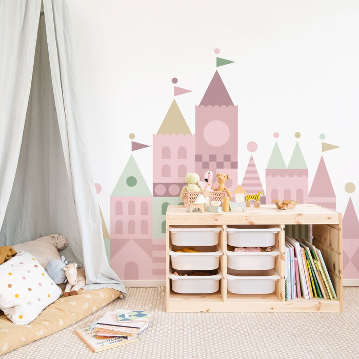 Block Castle Wall Stickers - Made of Sundays