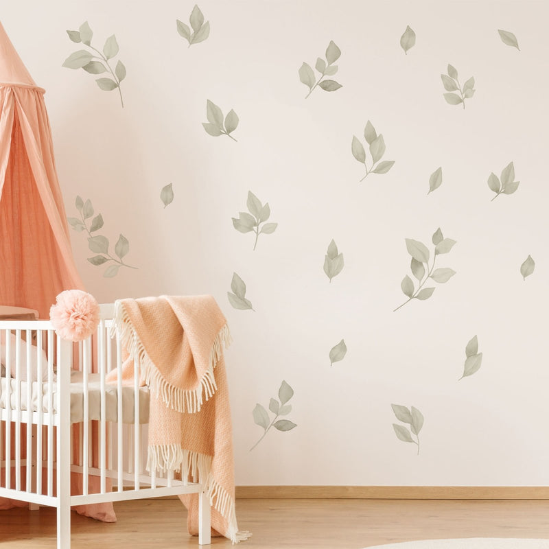 Blossom Green Leaves, Wall Stickers - Made of Sundays