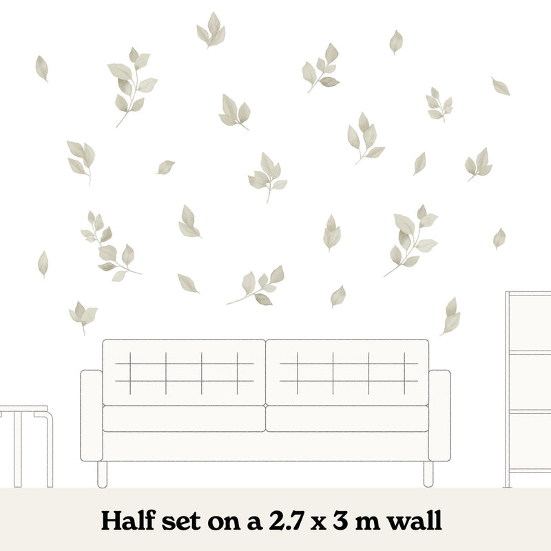 Blossom Green Leaves, Wall Stickers - Made of Sundays