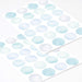 Blue Mix Watercolour Polka Dot Wall Stickers, 6 cm - Made of Sundays