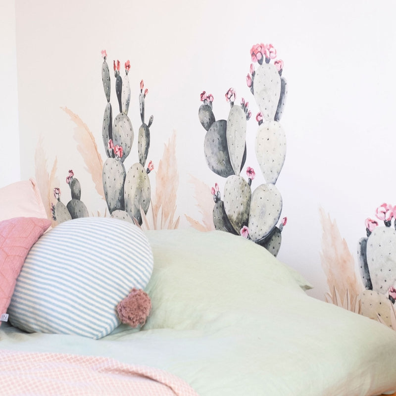 Boho Cactus Wall Stickers - Made of Sundays