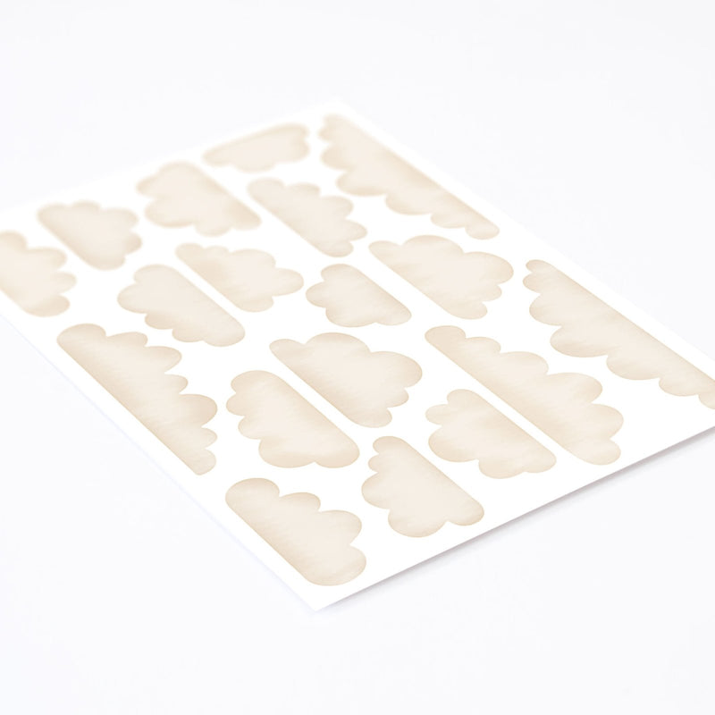 Boho Chic Watercolour Clouds Wall Stickers - Made of Sundays