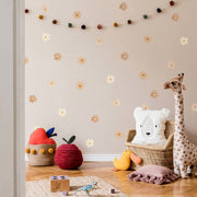 Boho Daisy flowers Wall Stickers - Made of Sundays