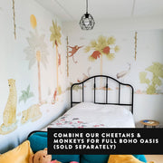 Boho Jungle Oasis Monkeys Wall Stickers - Made of Sundays