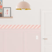 Candy Stripe Wallpaper Border - Peel & Stick Wallpapers by Made of Sundays