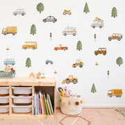 Cars and Construction Wall Stickers - Wallpaper Stickers by Made of Sundays