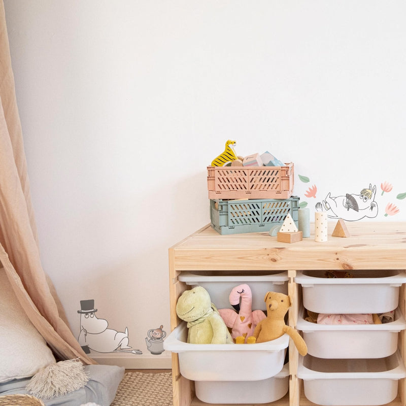 Vrolijke Moomin Karakters Muurstickers