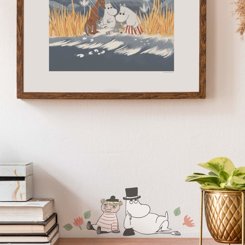 Vrolijke Moomin Karakters Muurstickers