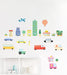 City Wall Stickers Theme Pack, wall decals by Made of Sundays