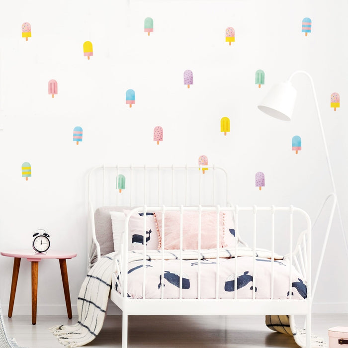 Colorful Popsicle Wall Stickers, wall decals by Made of Sundays