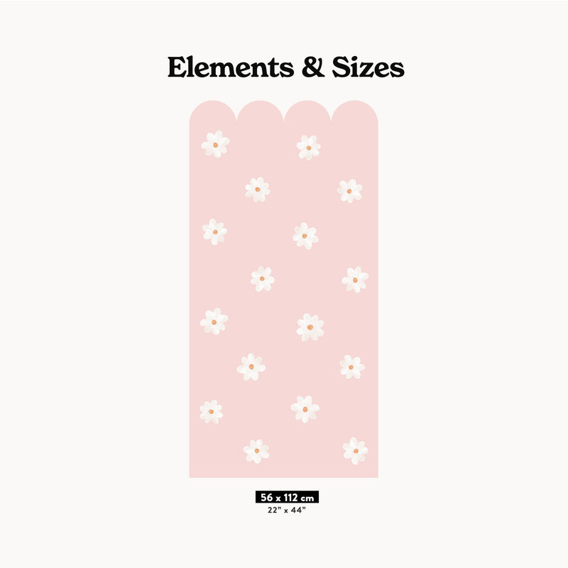 Daisies Half Wall - Made of Sundays