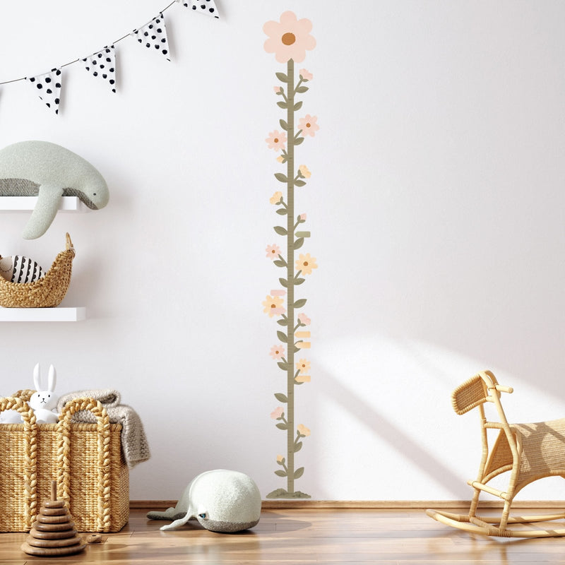 Daisy Height Chart Wall Sticker - Made of Sundays