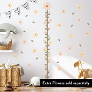 Daisy Height Chart Wall Sticker - Made of Sundays