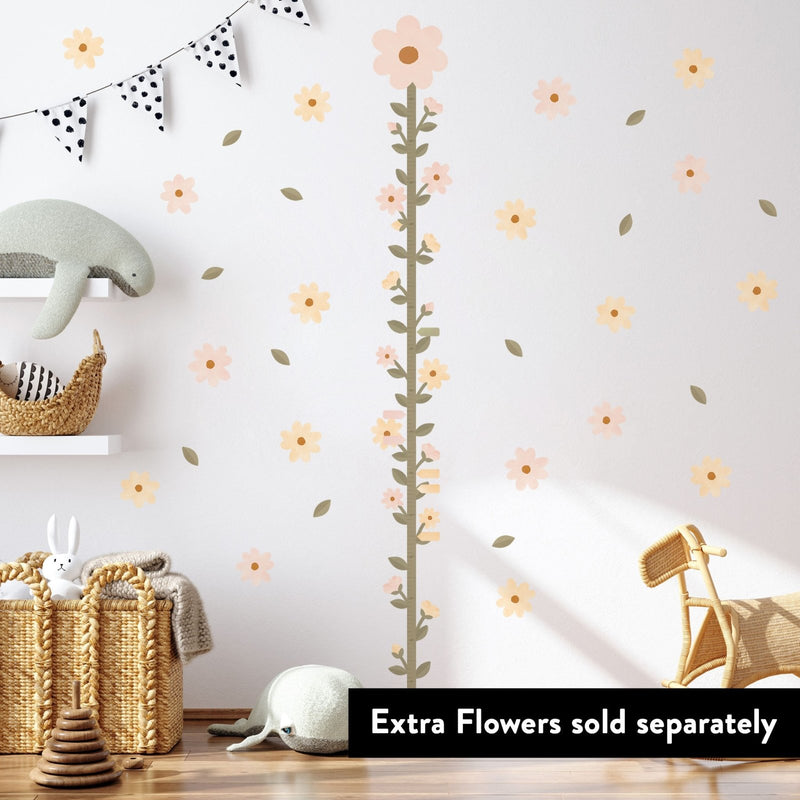 Daisy Height Chart Wall Sticker - Made of Sundays