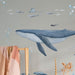 Deep Sea Whale Wall Decals - Made of Sundays