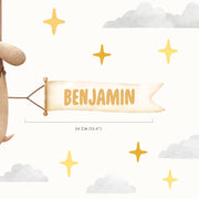 Extra Personalised Name Banner, Wall Sticker - Made of Sundays