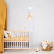 Floating Bunny Height Chart Wall Sticker - Made of Sundays