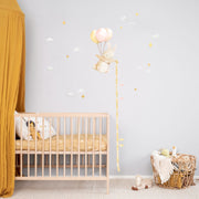 Floating Bunny Height Chart Wall Sticker - Made of Sundays