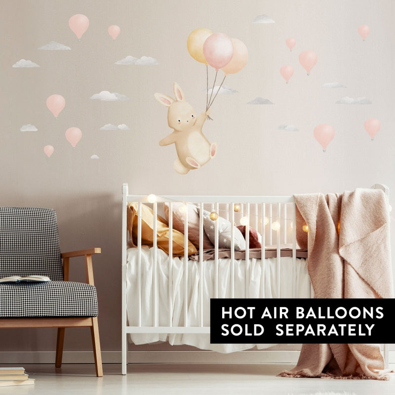 Floating Bunny Wall Sticker