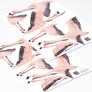Flying Flamingo Jungle Wall Stickers - Wallpaper Stickers by Made of Sundays