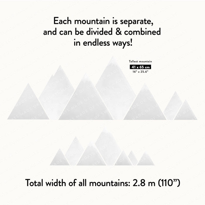 Små grå bjergvægklistermærker