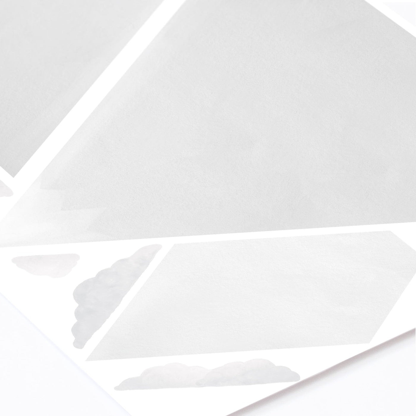 Grey Mountain Wall Stickers, plastic-free and easy to install — Made of ...