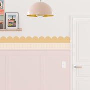 Grid Wallpaper Border - Peel & Stick Wallpapers by Made of Sundays