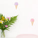 Ice Cream Cones Wall Stickers, wall decals by Made of Sundays