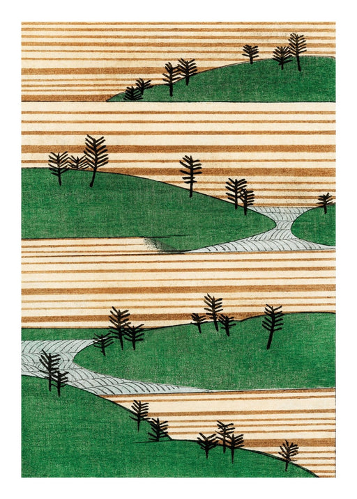 Japanese Fields, Poster - Made of Sundays