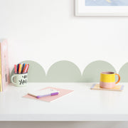 Large Scalloped Wallpaper Border - Peel & Stick Wallpapers by Made of Sundays