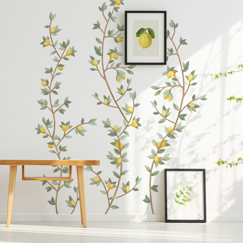Lemon Branches Wall Stickers - Made of Sundays