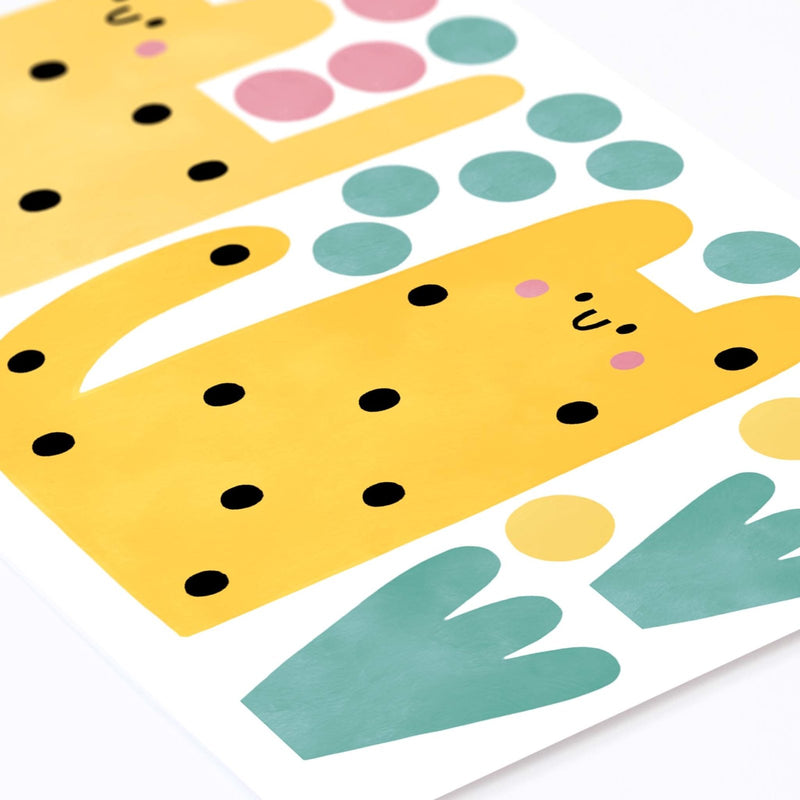 Leoparty Leopards and Plants Wall Stickers - Made of Sundays