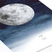 Lunar Phase Poster, Indigo, wall decals by Made of Sundays