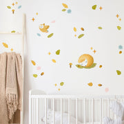 Magic Forest Hedgehog Theme Pack, wall decals by Made of Sundays