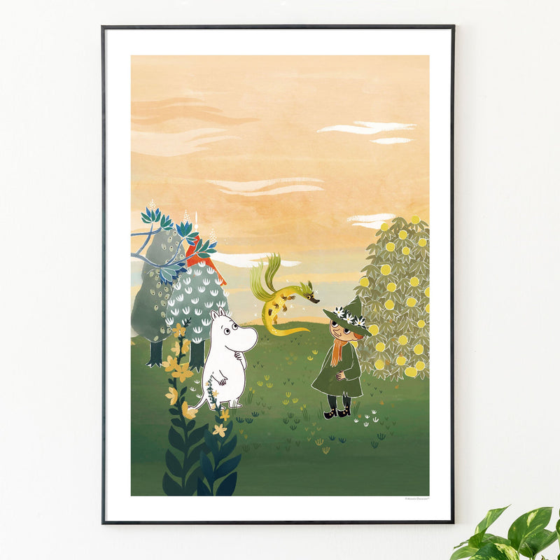 Moomin and the little Dragon Poster - Made of Sundays