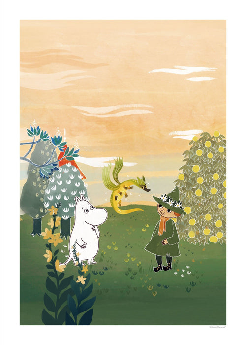 Moomin and the little Dragon Poster - Made of Sundays